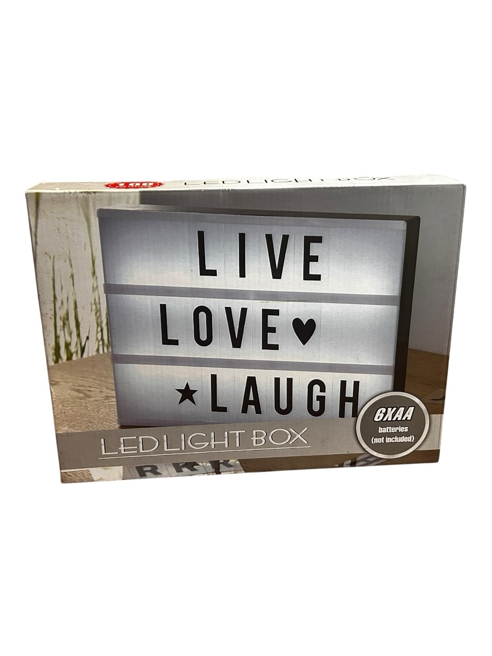 💟LED Light Box Sign – Customizable Message Board